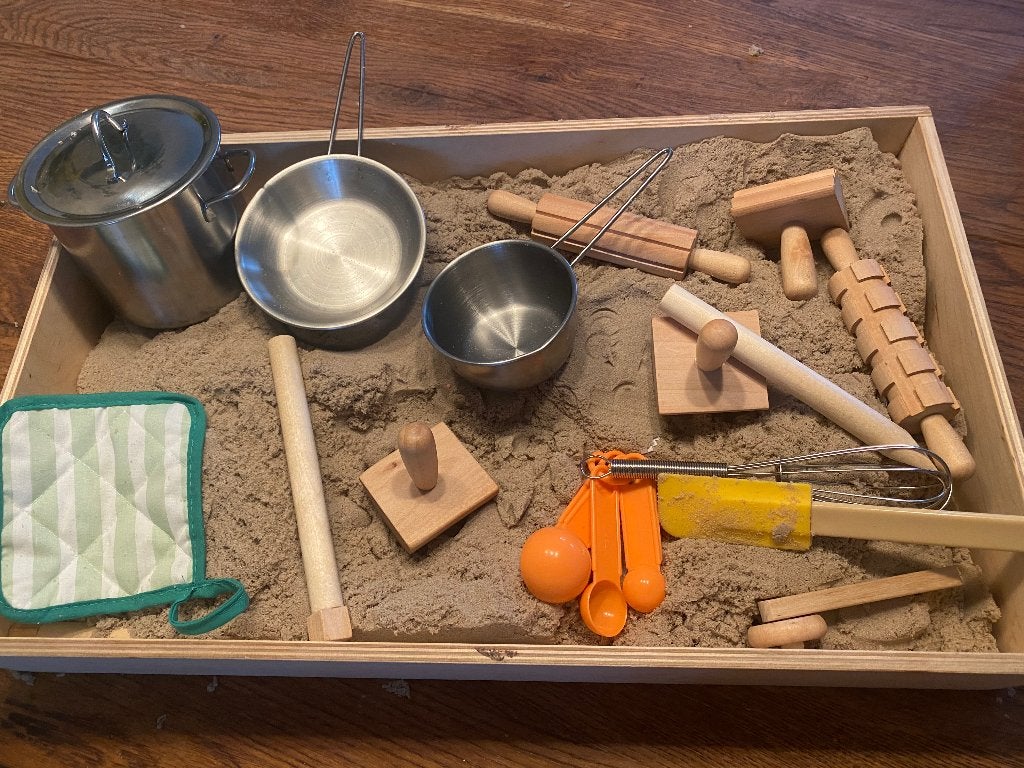 Magnetisch zand (montessori), Kinderen en Baby's, Speelgoed | Educatief en Creatief, Ophalen of Verzenden, Zo goed als nieuw, Bouwen
