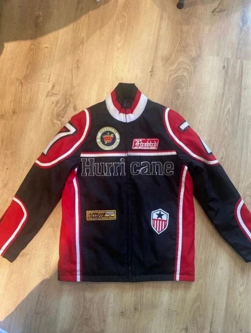 Vintage motor jas, Kleding | Heren, Ophalen of Verzenden, Zo goed als nieuw, Maat 48/50 (M), Zwart