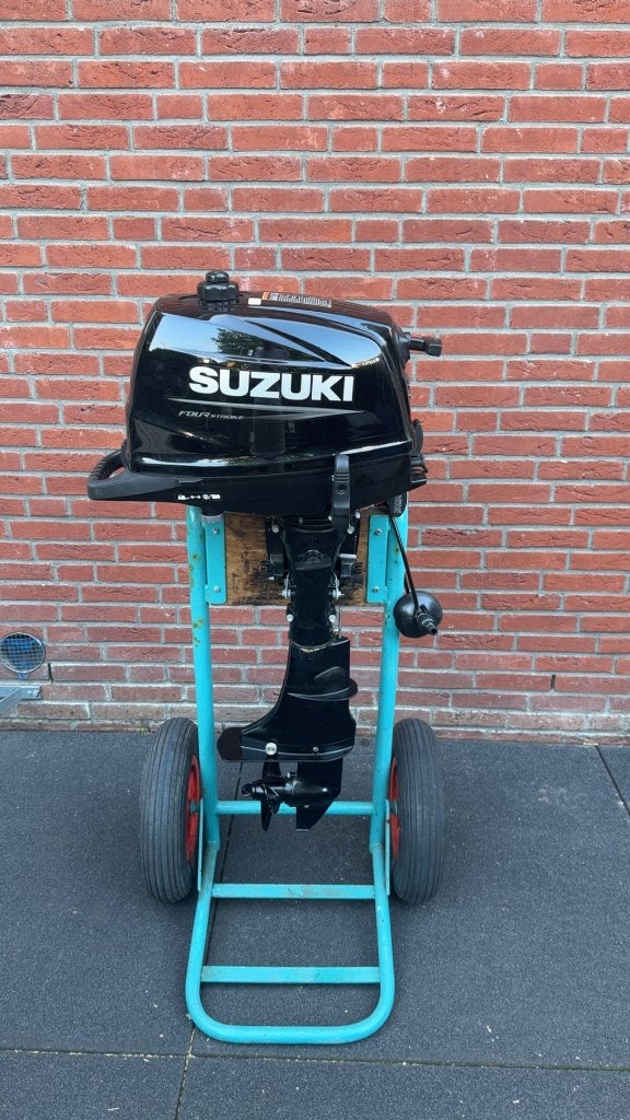 Suzuki buitenboord motor DF6A 4-takt 6PK - zgan, Ophalen, 5 tot 10 pk, Viertaktmotor, Zo goed als nieuw