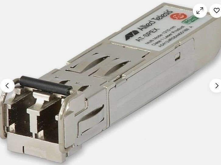 Allied Telesis AT-SPEX 1Gb SFP LC MMF 1310nm 2km Transceiver, Ophalen of Verzenden, Gebruikt