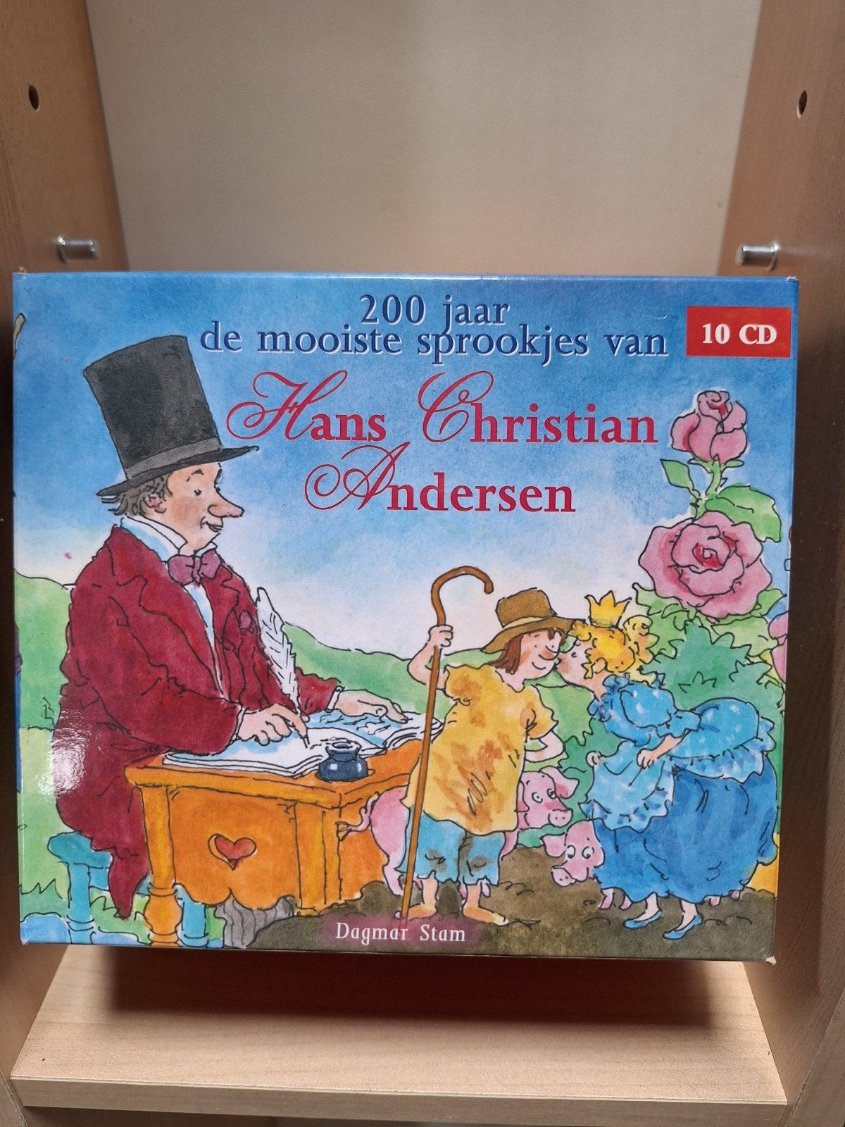 Hans Christian Andersen Sprookjes Boxset - 10 CD's, Cd's en Dvd's, Boxset, 6 tot 9 jaar, Ophalen of Verzenden, Zo goed als nieuw