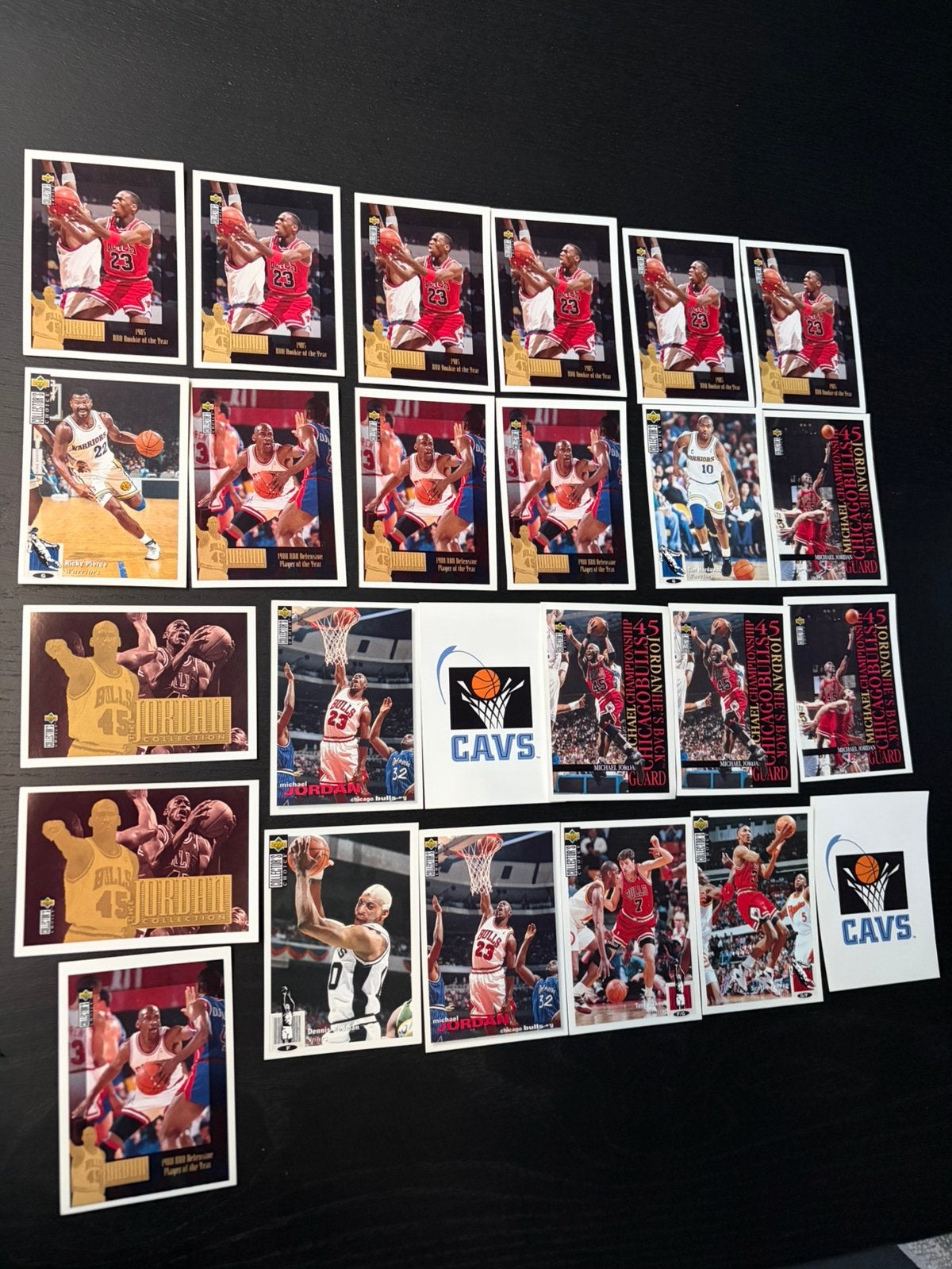 25 NBA basketbal kaarten stickers 95/96 Michael Jordan e.a., Ophalen of Verzenden, Zo goed als nieuw