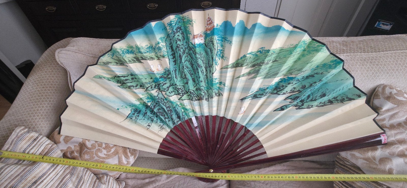Grote Chinese wandwaaiers - Decoratieve kunst, Huis en Inrichting, Ophalen, Hout, Nieuw, Oosters