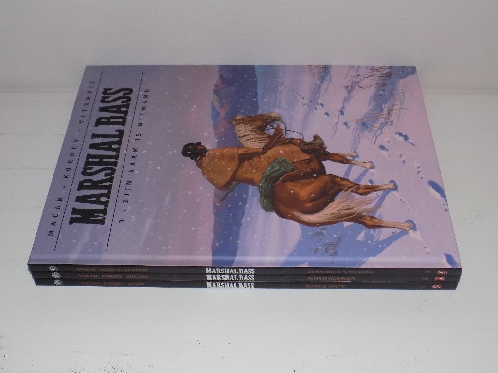 Marshal Bass ~ Complete serie hardcovers 1 t/m 3, Complete serie of reeks, Ophalen of Verzenden, Zo goed als nieuw