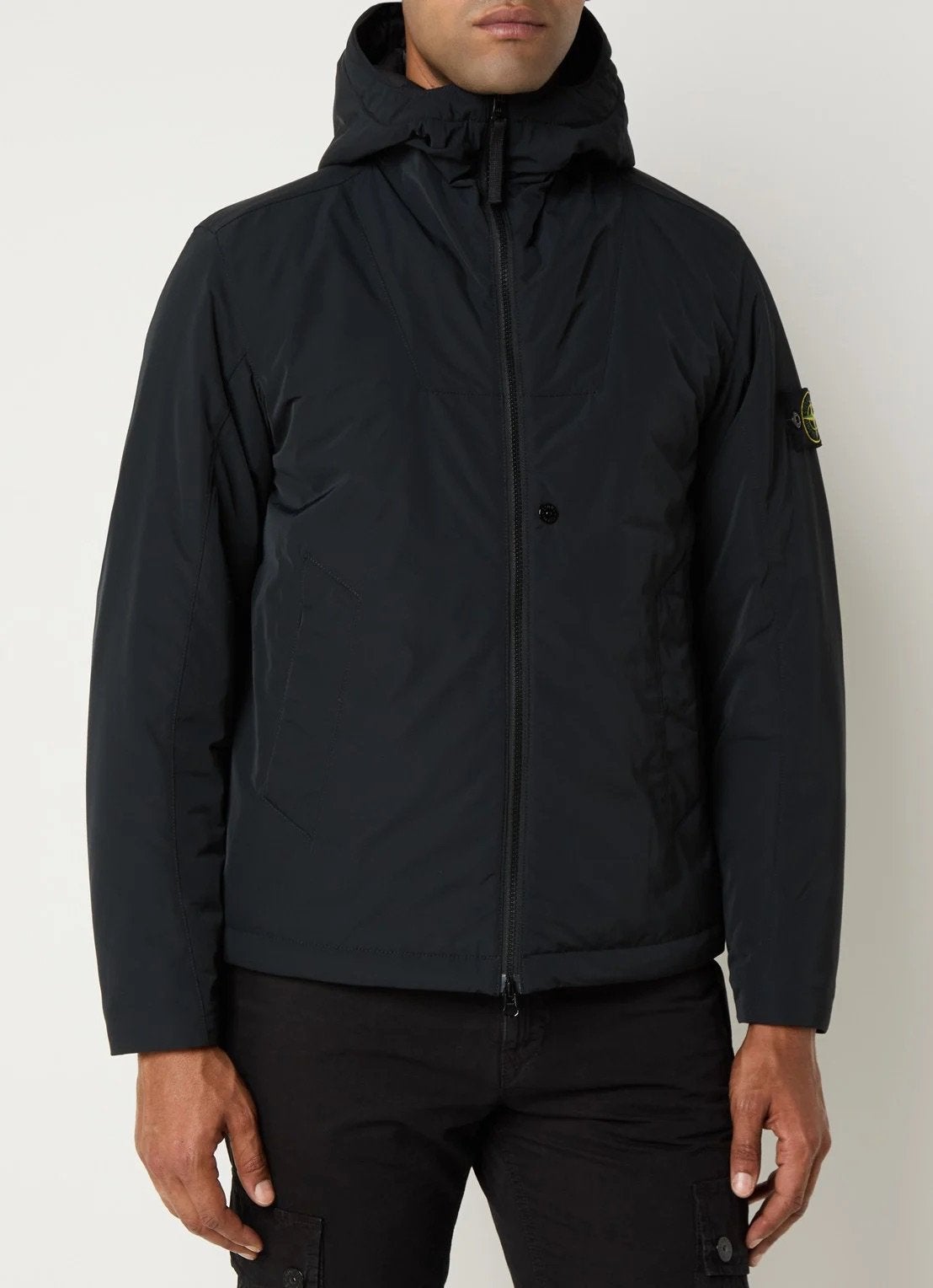 NIEUW: Stone Island Jas zwart maat L, Ophalen of Verzenden, Zo goed als nieuw, Maat 48/50 (M), Zwart
