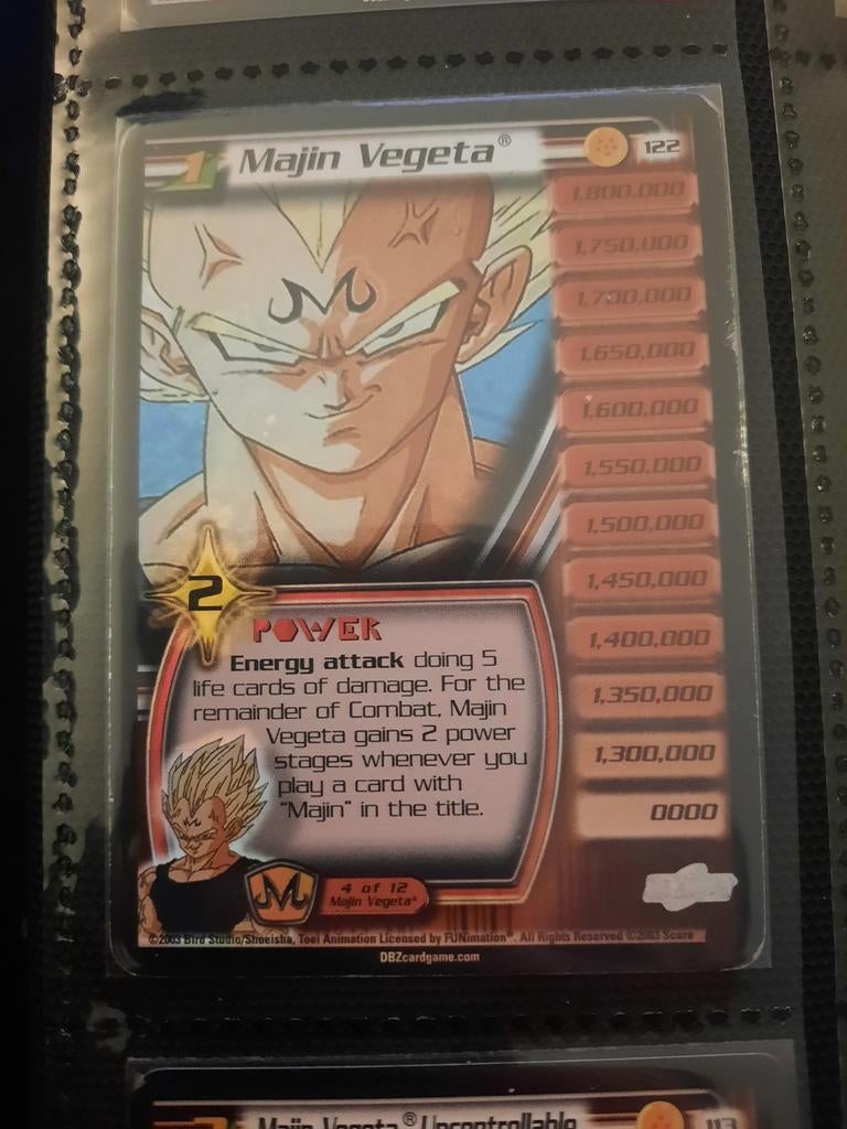 Dragon Ball Z Score Ultra Rares, Hobby en Vrije tijd, Verzamelkaartspellen | Overige, Ophalen of Verzenden, Zo goed als nieuw