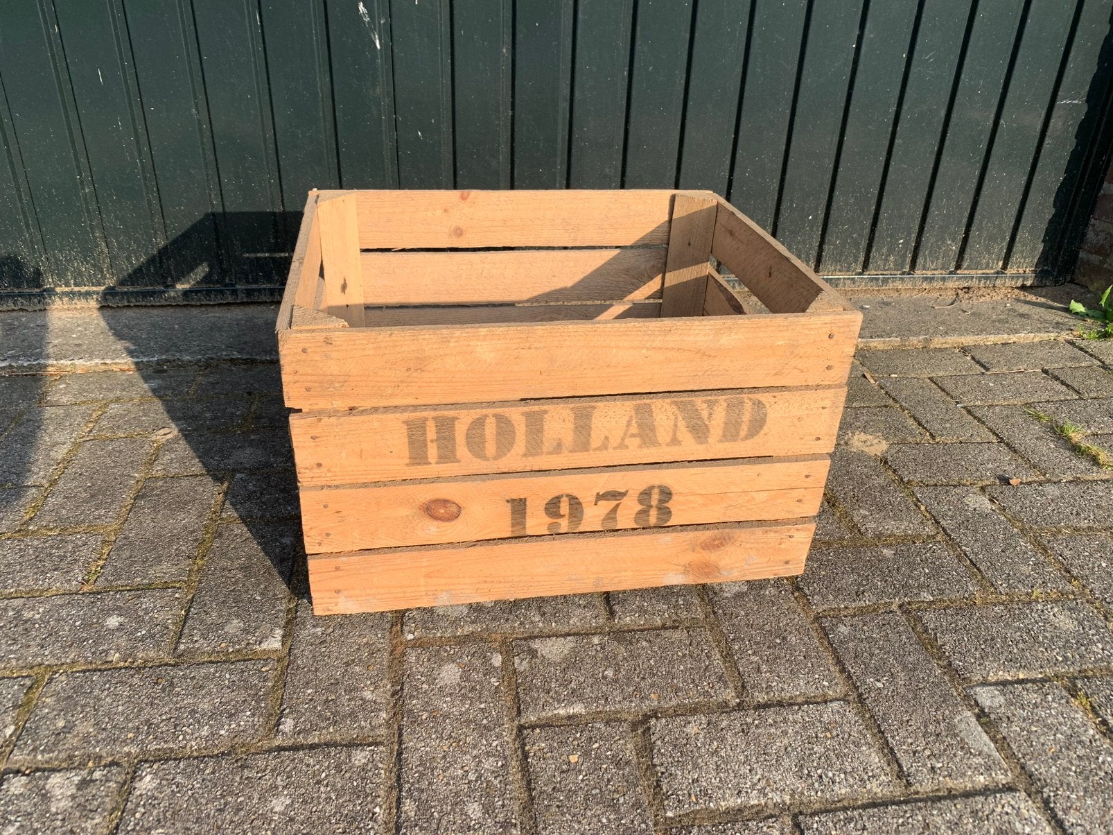 Fruitkisten Holland 1978 50x40 hoogte 30cm, Minder dan 50 cm, 50 tot 100 cm, Harder Hout, Maria louiselaan 21 Naarden
