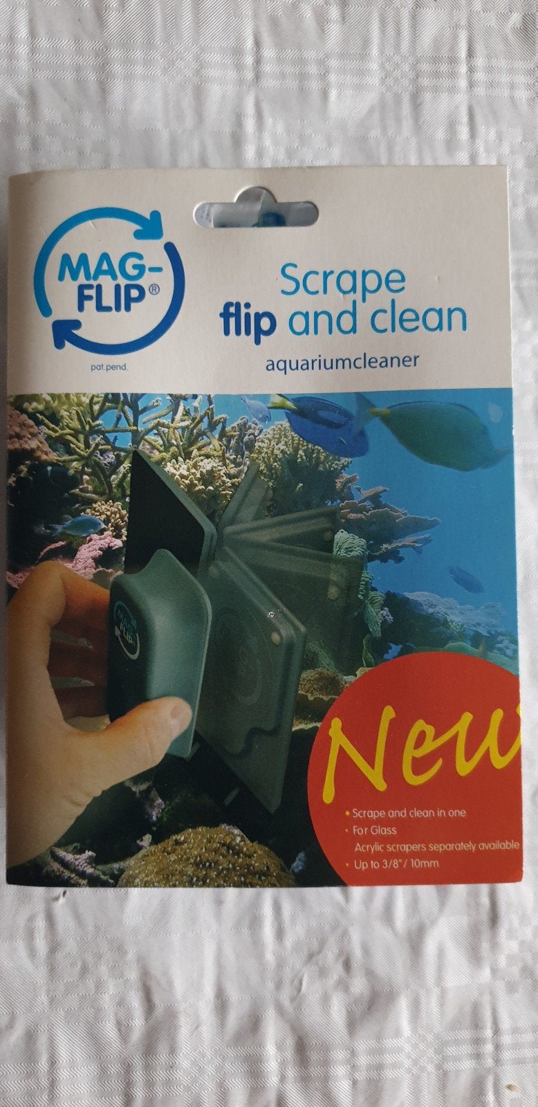 Mag-Flip aquarium ruit cleaner en schraper, Ophalen of Verzenden, Nieuw, Overige typen, Overige merken