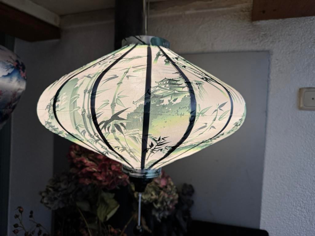 Lampion,Hanglamp,Zijde Lampion,Vietnam, 50 tot 75 cm, Nieuw, Stof, Folklore