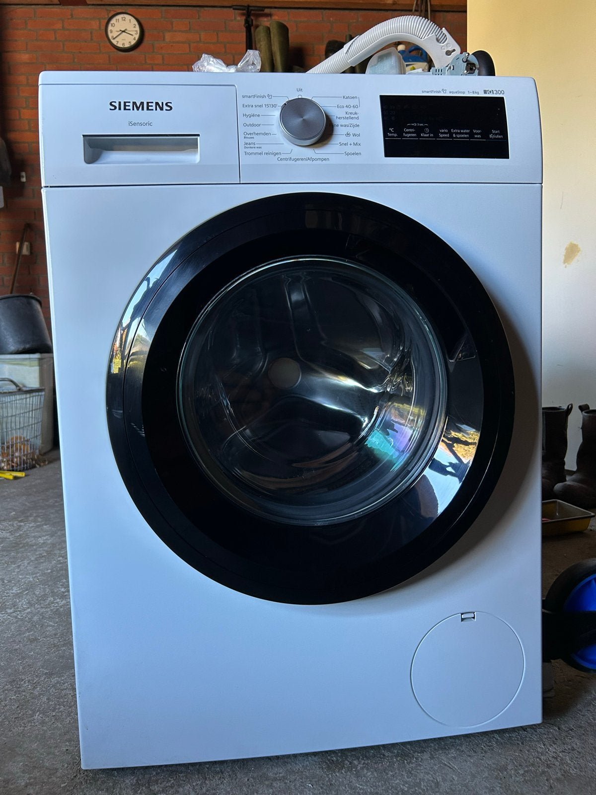 Siemens iSensoric WM14N209NL Wasmachine, Ophalen, Gebruikt, 85 tot 90 cm, 1200 tot 1600 toeren