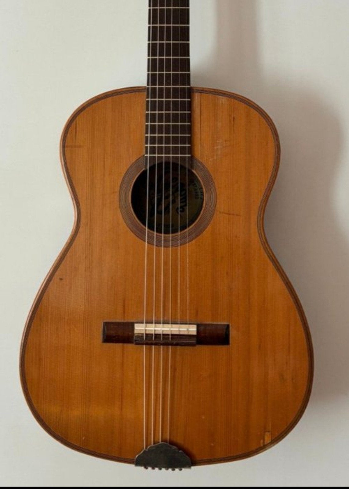Vintage Rene Gerome Gypsy jazz Gitaar, Ophalen, Gebruikt, Overige typen
