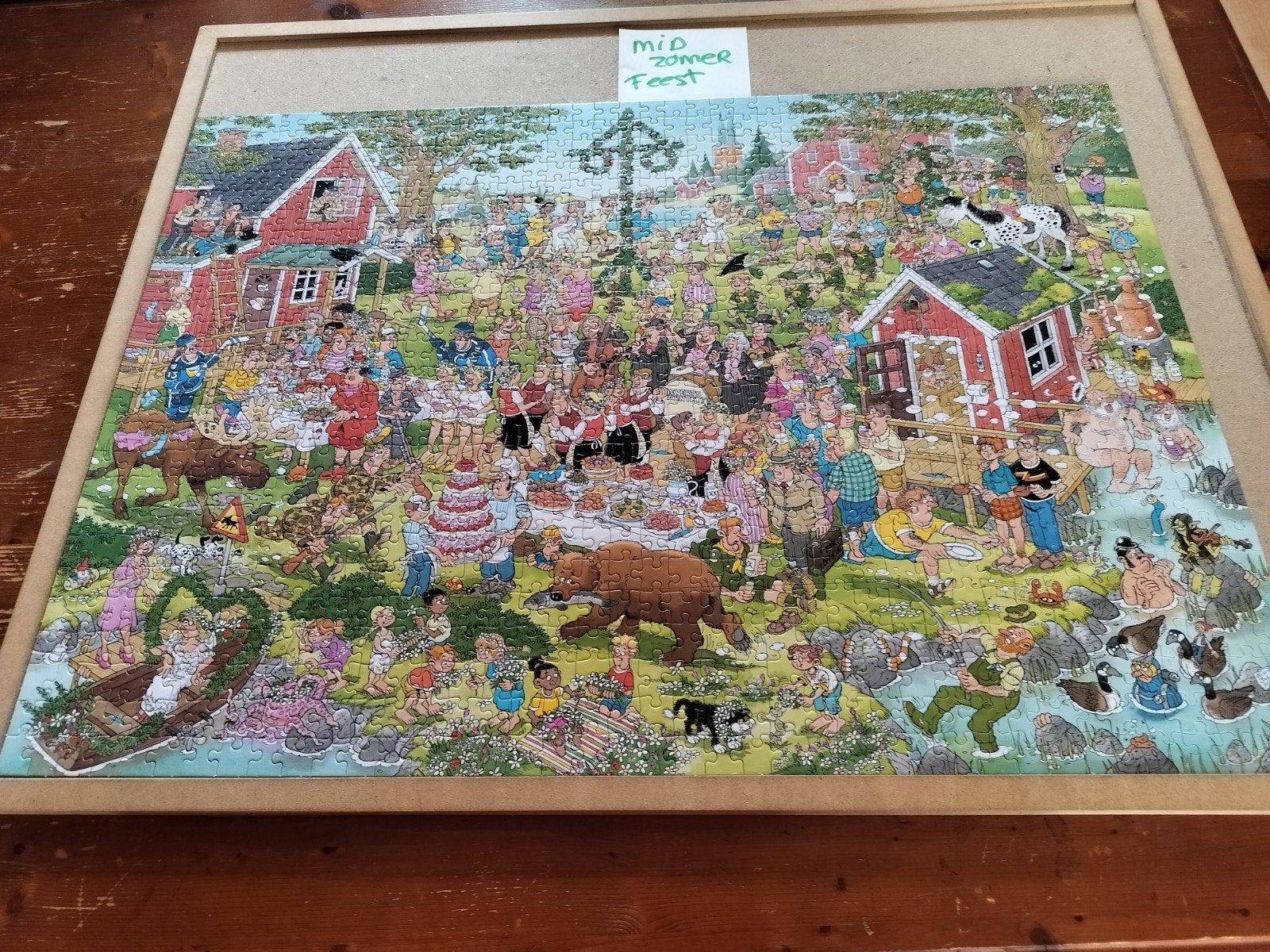 Jan van Haasteren puzzels 1000 stukjes, Ophalen of Verzenden, 500 t/m 1500 stukjes, Zo goed als nieuw
