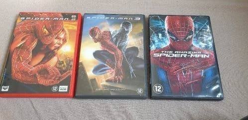 Te koop dvds Spiderman deel 2&3  en the amazing spiderman, Engels, Nederlands, Vanaf 9 jaar, Actie