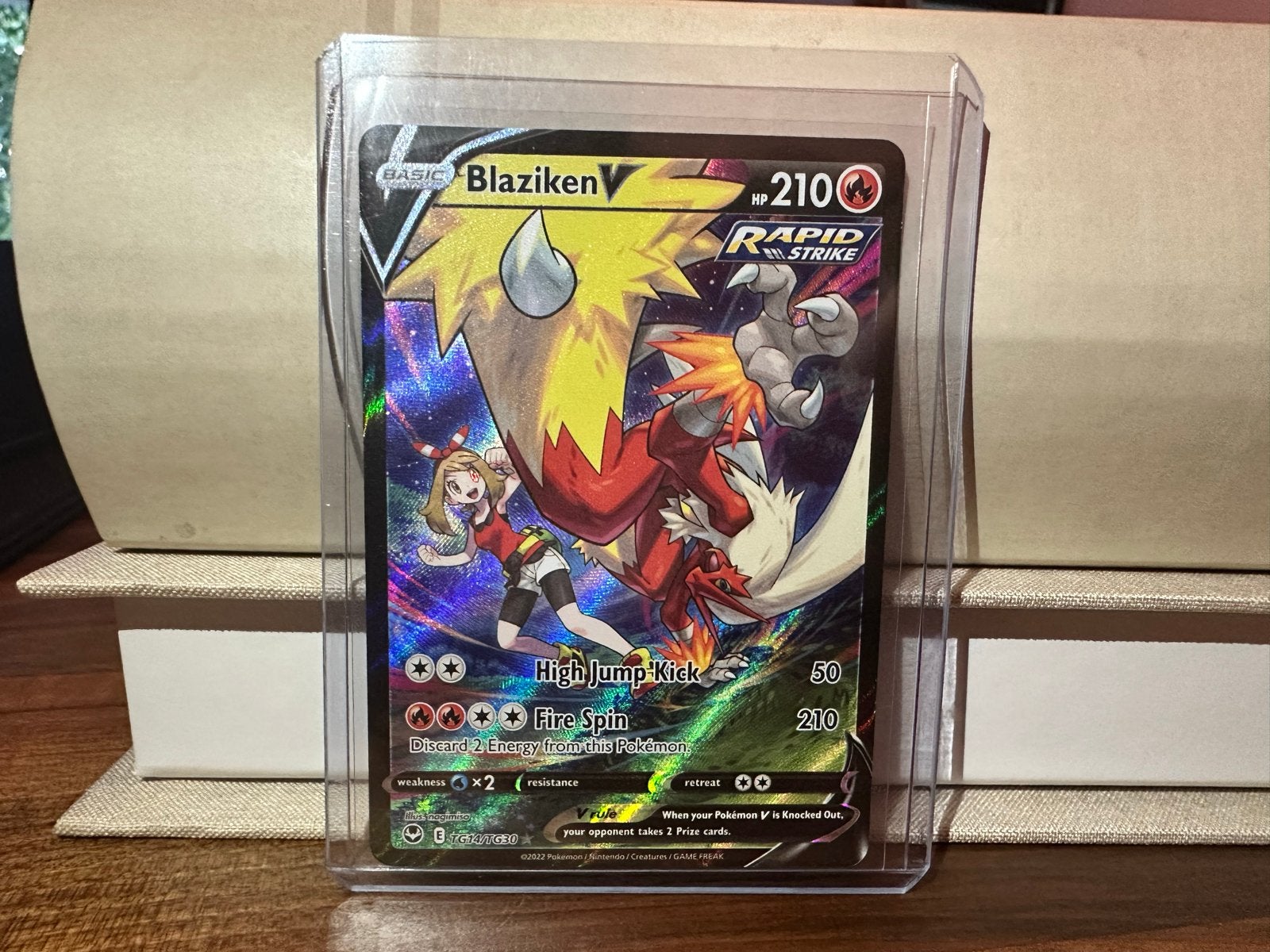 Blaziken V (MINT) - Silver Tempest - Pokémon Kaart, Hobby en Vrije tijd, Verzamelkaartspellen | Pokémon, Ophalen of Verzenden
