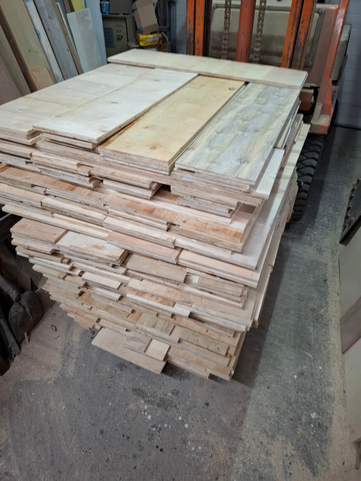 stroken hout, Ophalen, Minder dan 25 mm, Nieuw, Plank