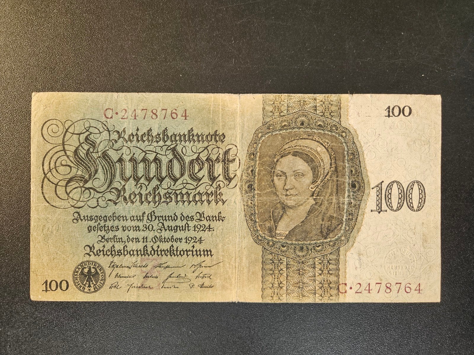 Duitsland pick 178 1924       2, Verzenden, Duitsland, Los biljet