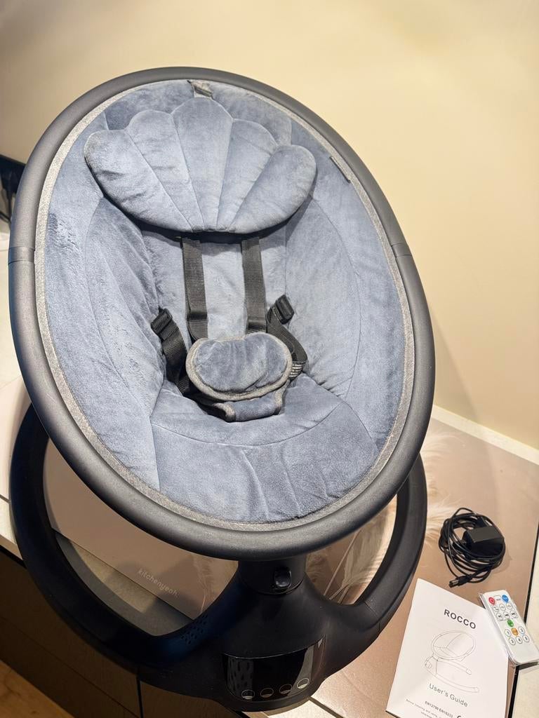 X Adventure Rocco Elektrische Wipstoel, Kinderen en Baby's, Wipstoeltjes, Gebruikt, Schommelstoel, Met gordel(s) of riempje(s)