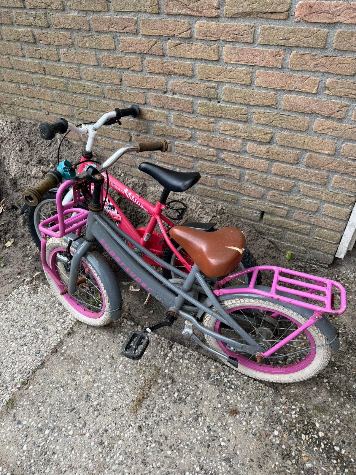 Kinderfietsjes (oud ijzer), Fietsen en Brommers, Ophalen, Zo goed als nieuw, 20 inch