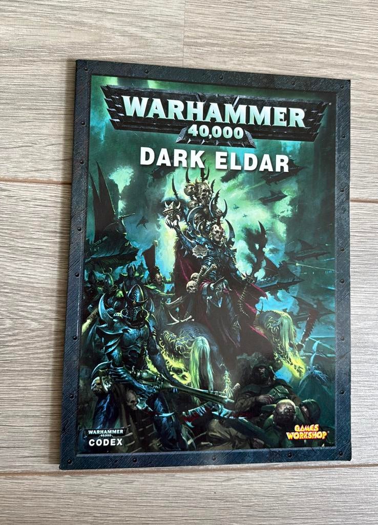 Warhammer 40k Dark Eldar codex, Ophalen of Verzenden, Zo goed als nieuw, Warhammer