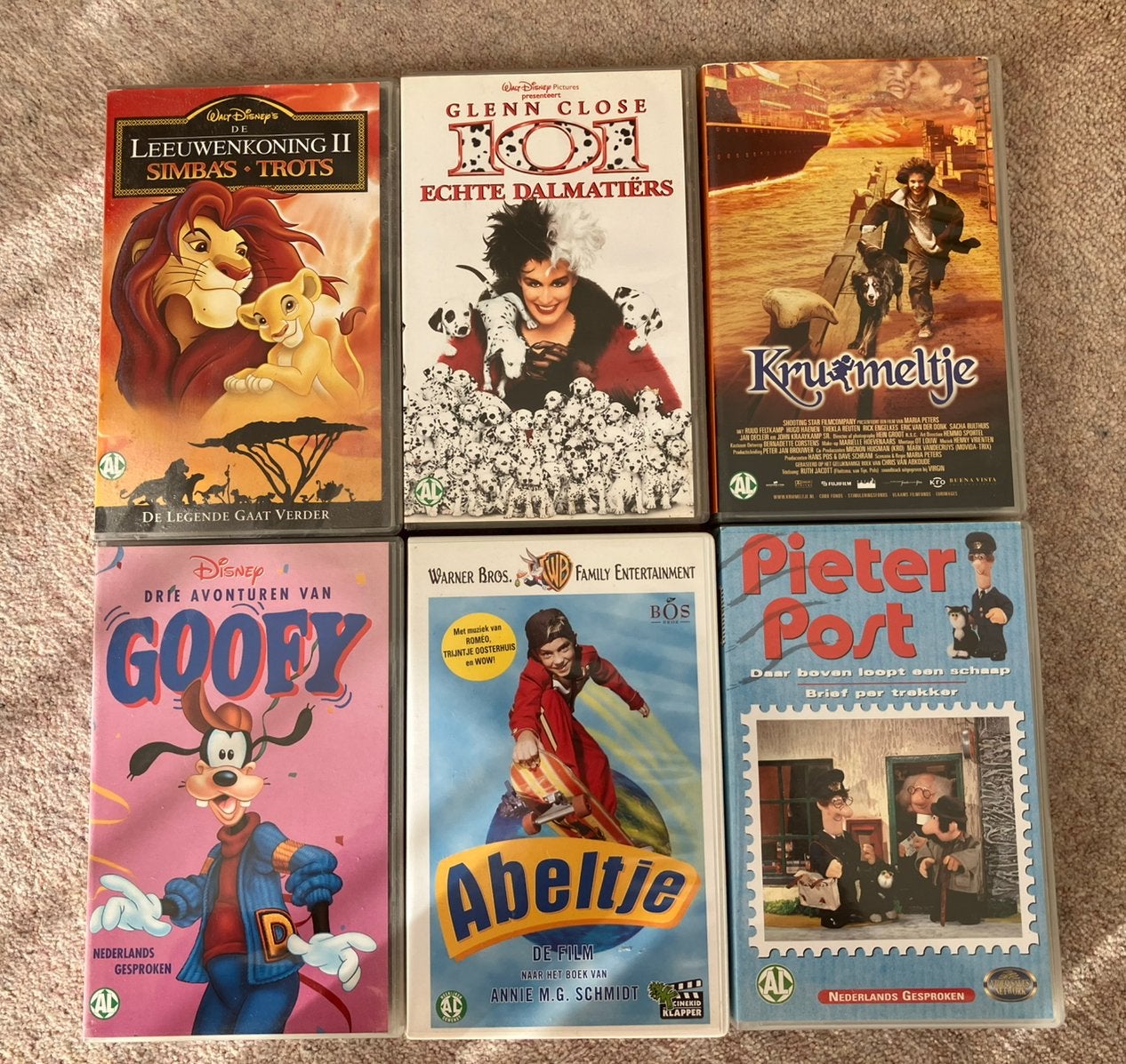 Diverse videobanden VHS, Cd's en Dvd's, VHS | Kinderen en Jeugd, Alle leeftijden, Ophalen of Verzenden, Gebruikt, Overige typen