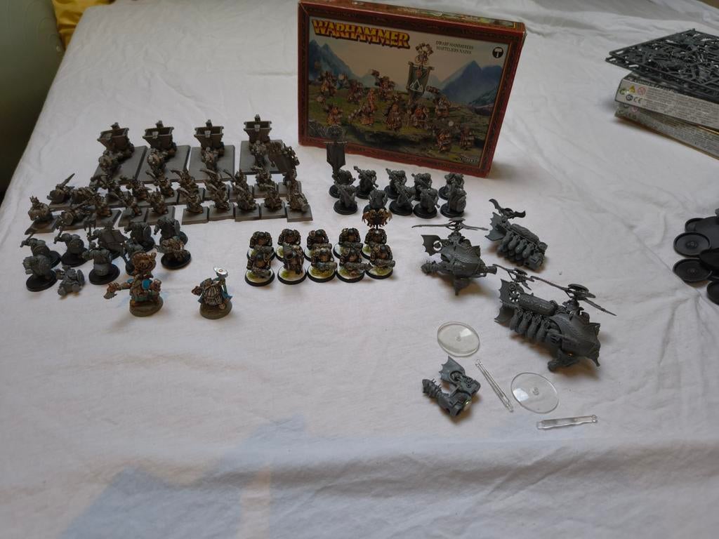 Dwergen leger, Ophalen of Verzenden, Gebruikt, Warhammer, Figuurtje(s)