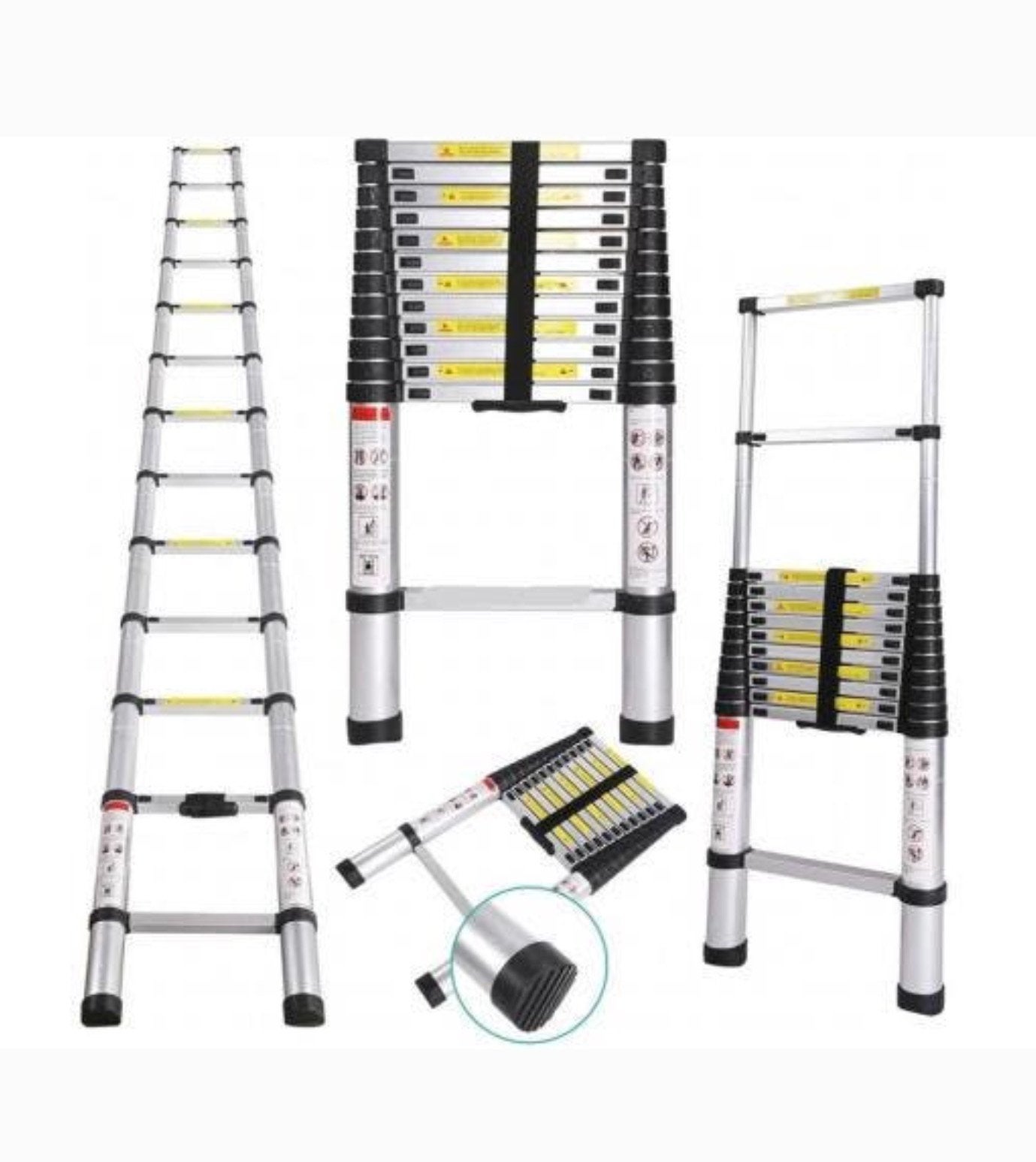 Telescoopladder 3,8m. Telescoop ladder.Telescopische ladder., Doe-het-zelf en Verbouw, Ladders en Trappen, Nieuw, Ophalen of Verzenden