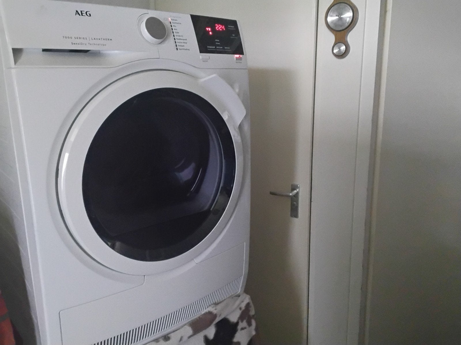 AEG 7000 Serie Lavatherm SensiDry Technology Wasdroger, Witgoed en Apparatuur, Wasdrogers, Ophalen, 6 tot 8 kg, Anti-kreukfase