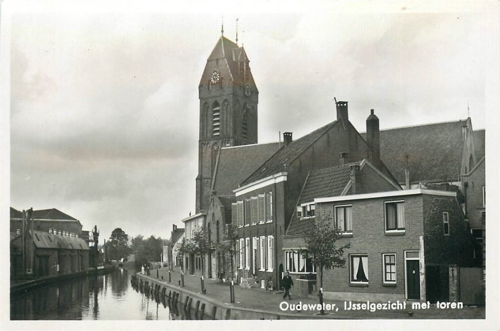 701-157-031 Oudewater Ijsselgezicht, Verzamelen, Verzenden, Voor 1920, Utrecht