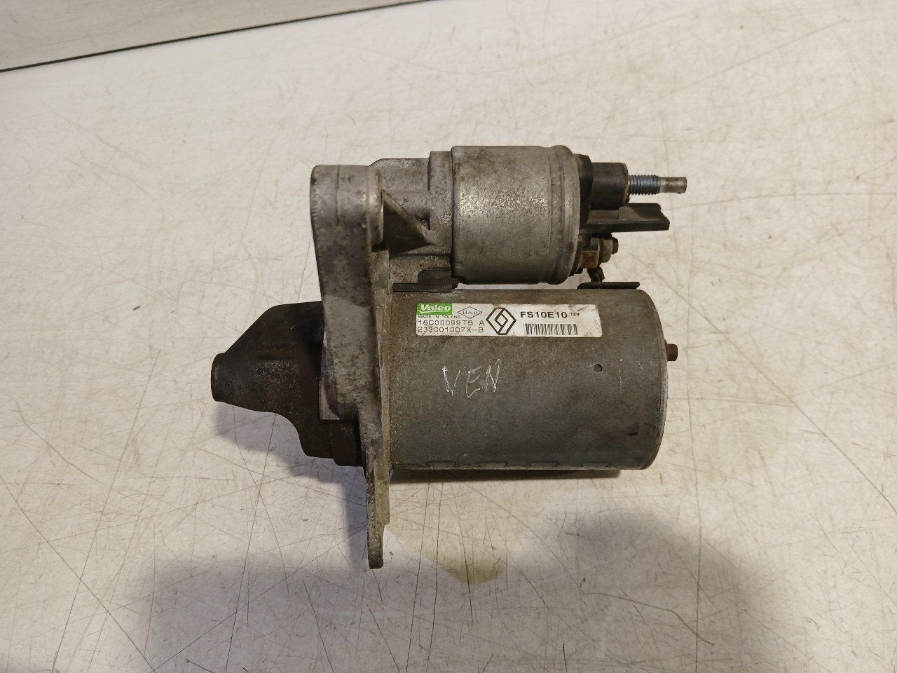 Startmotor Renault Mégane, Onderdelen@venauto.nl, Van der Ven Autorecycling B.V., Gebruikt, Ettenseweg 76, 4706 PB Roosendaal, The Netherlands