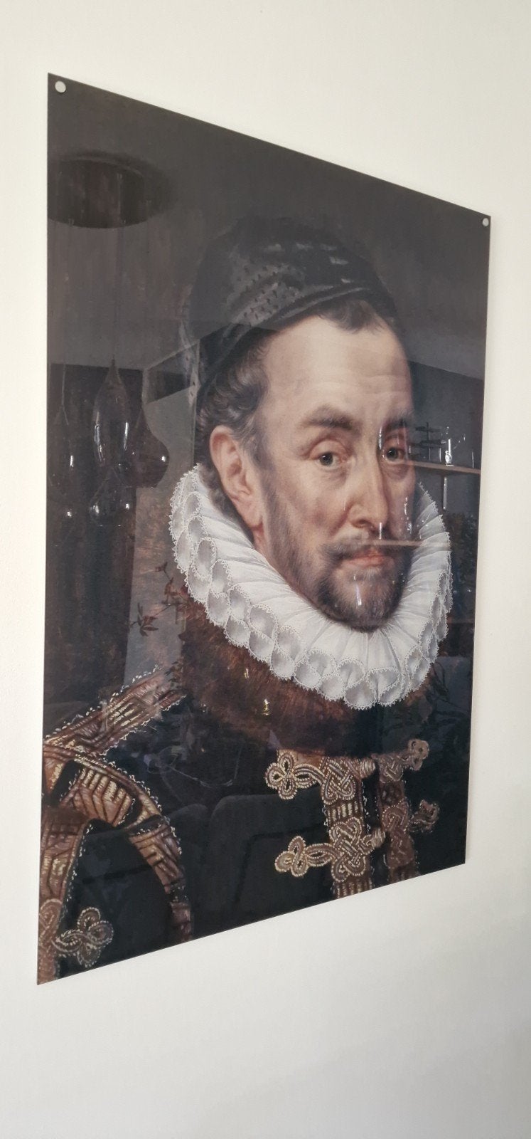 Plexiglas muurdecoratie Willem van Oranje 80x120 cm, Ophalen, 100 tot 125 cm, 75 – 100, Print