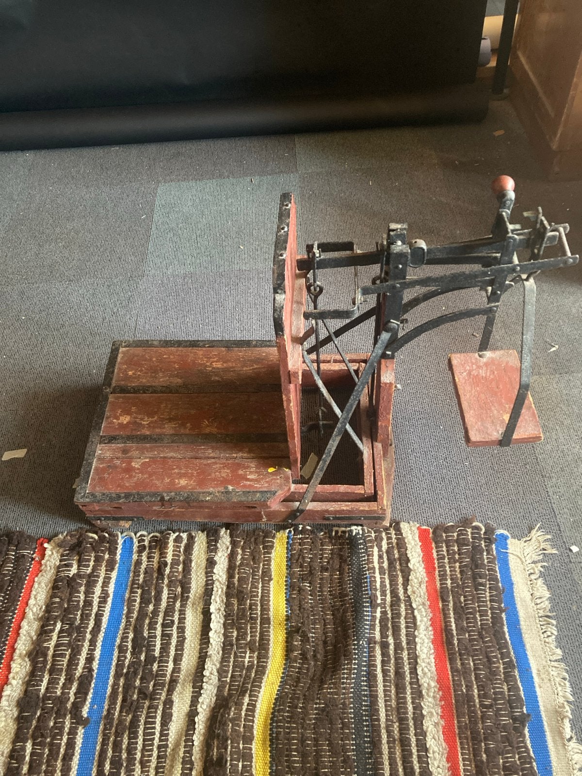Antieke weegschaal - Decoratief en mogelijk functioneel, Doe-het-zelf en Verbouw, Ophalen, B, Gebruikt, A