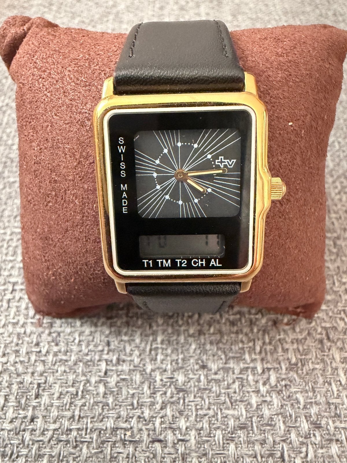 Horloge Ana - digi Mondaine, Overige merken, Leer, Staal, Verzenden