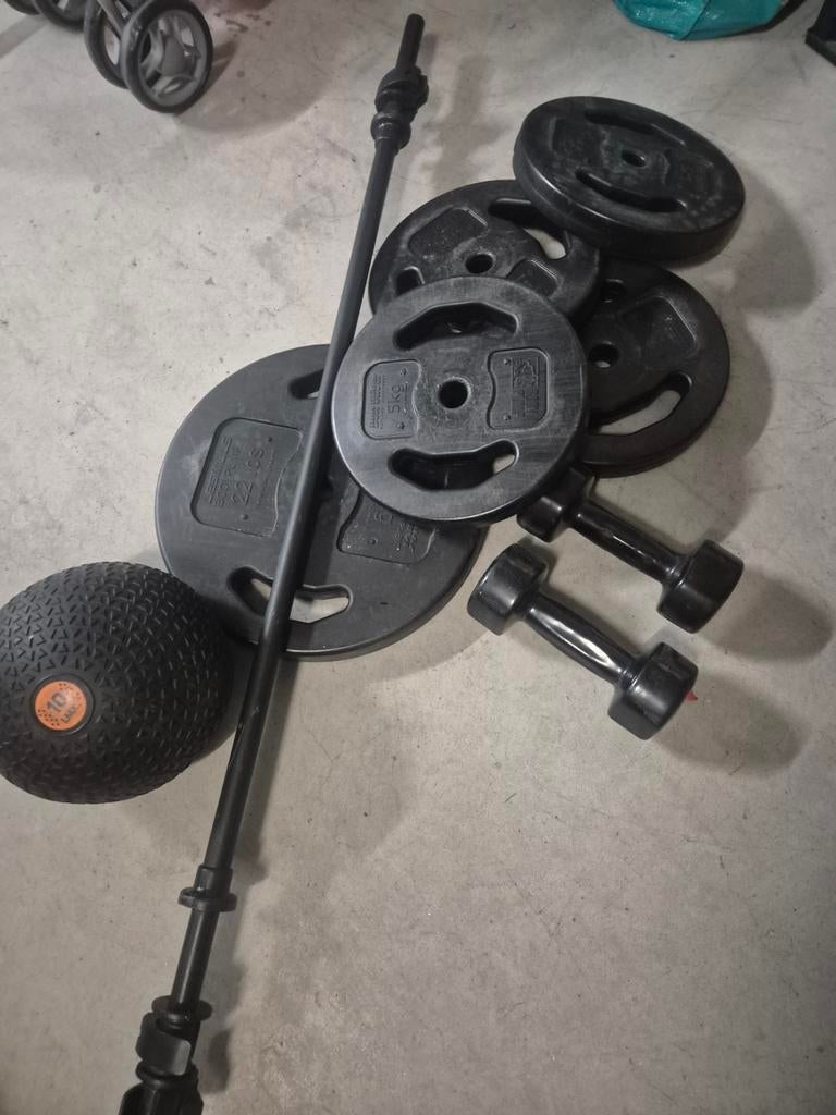 Gewichten en stang barbell bodypump, Ophalen, Dumbbell