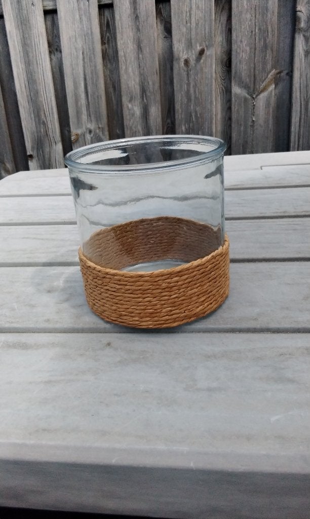 Glazen bloempot, Overige materialen, Rond, Binnen, Ophalen of Verzenden