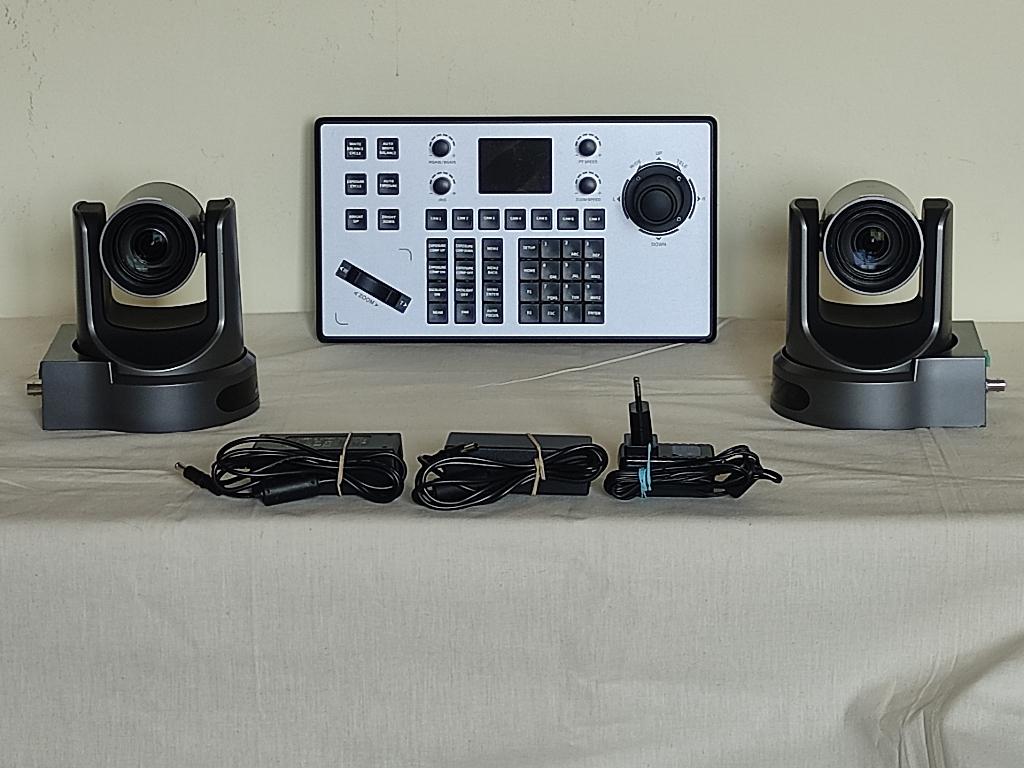 2x PTZOPTICS Live OBS STREAMING HD Cameras + IP Controller, Verzenden, Zo goed als nieuw, Video