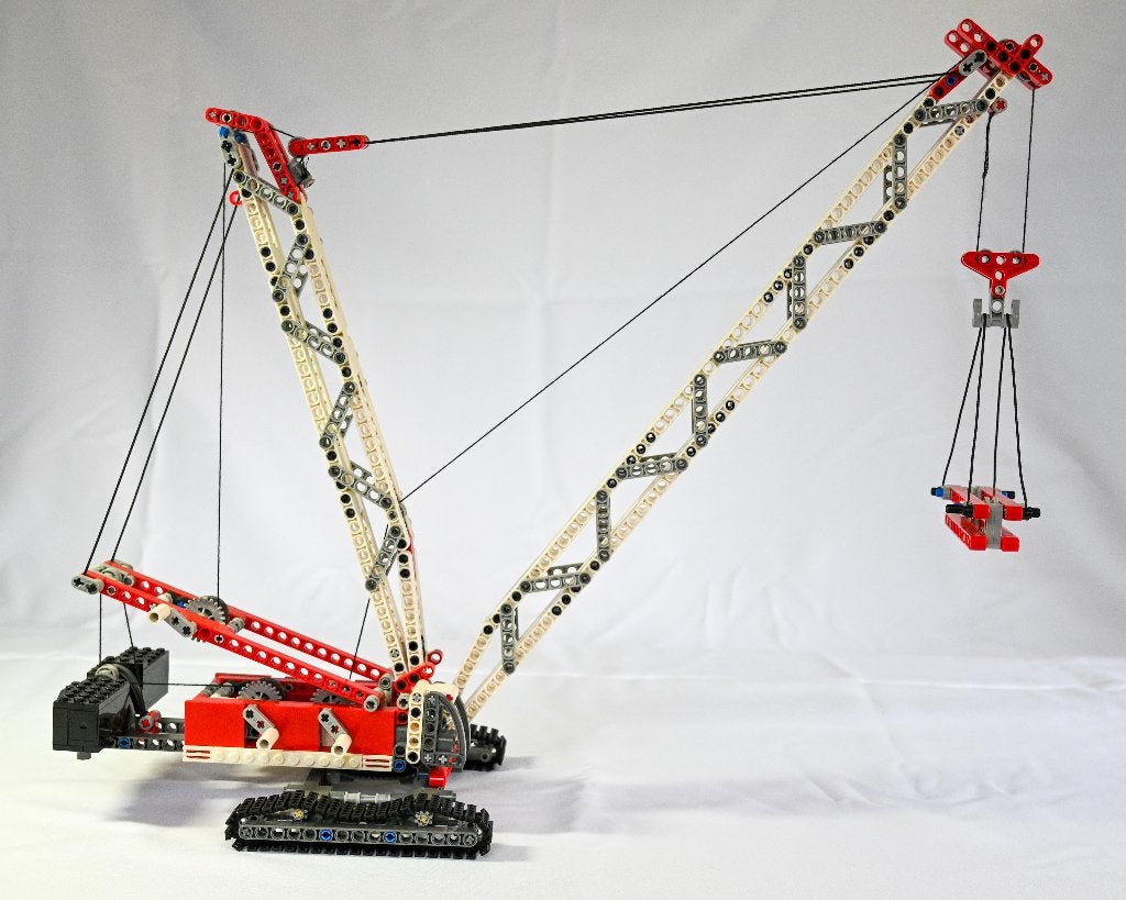 Lego technic kraan 8288, Ophalen, Lego, Overige typen, Zo goed als nieuw