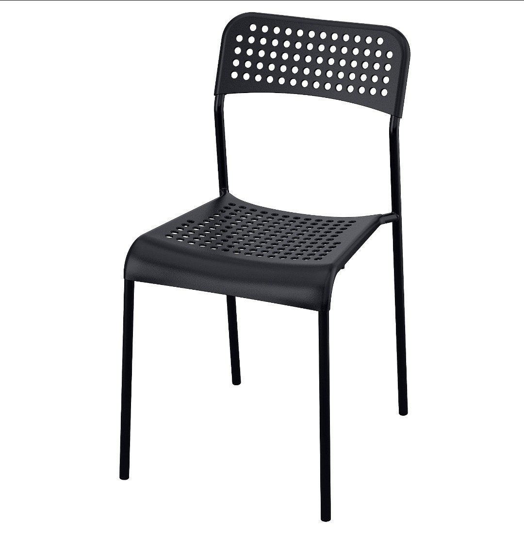 4 stuks  ikea sandsberg stoel, Ophalen, Zo goed als nieuw, Zwart, Vier