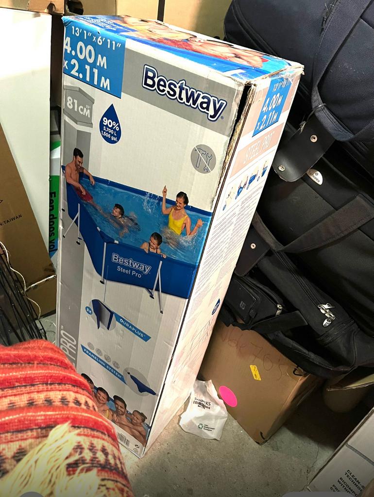 Bestway Steel Pro Opzetzwembad 4.00m x 2.11m, Ophalen, Zo goed als nieuw