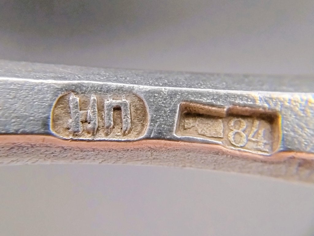 Zilveren lepel, Nikolay Pavlov, Moskou, ca. 1900, Verzenden, Zilver