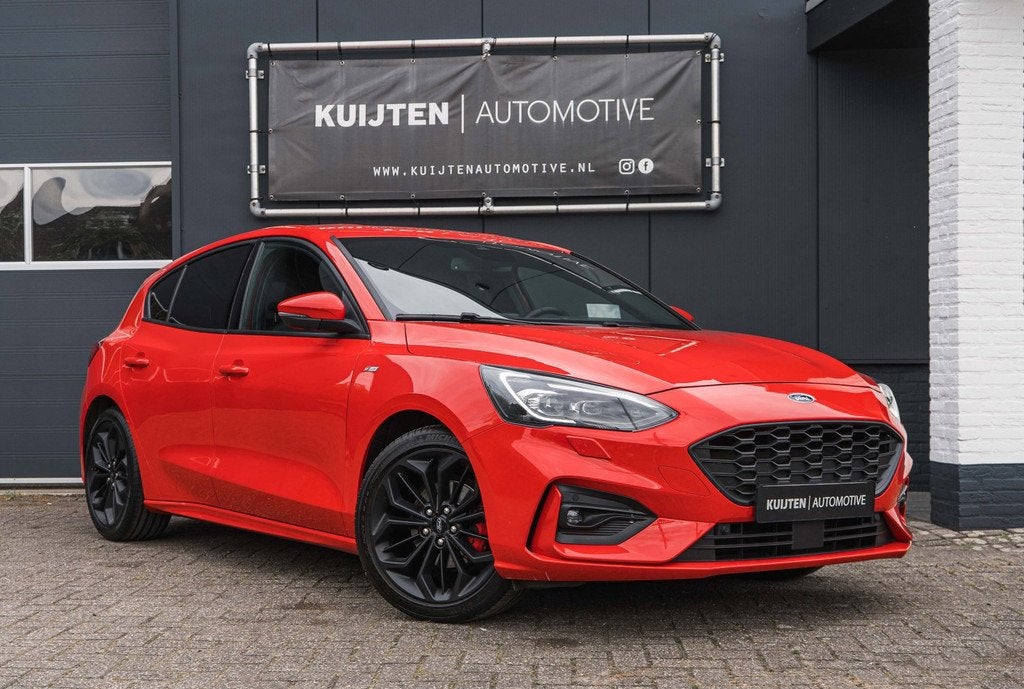 Ford Focus 1.0 EcoBoost ST Line / Automaat / LED / HUD / Win, Gebruikt, Bedrijf, Automatische klimaatregeling, 3 cilinders