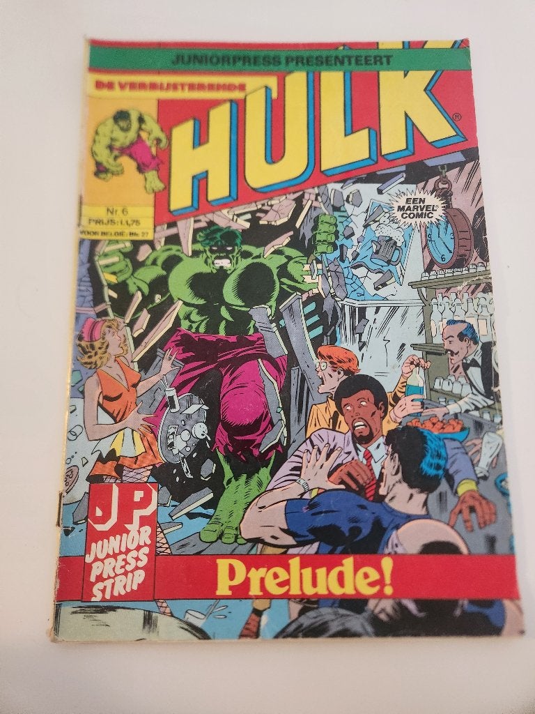 De verbijsterende Hulk - 6 - 1980, Europa, Ophalen of Verzenden, Junior Press, Gelezen