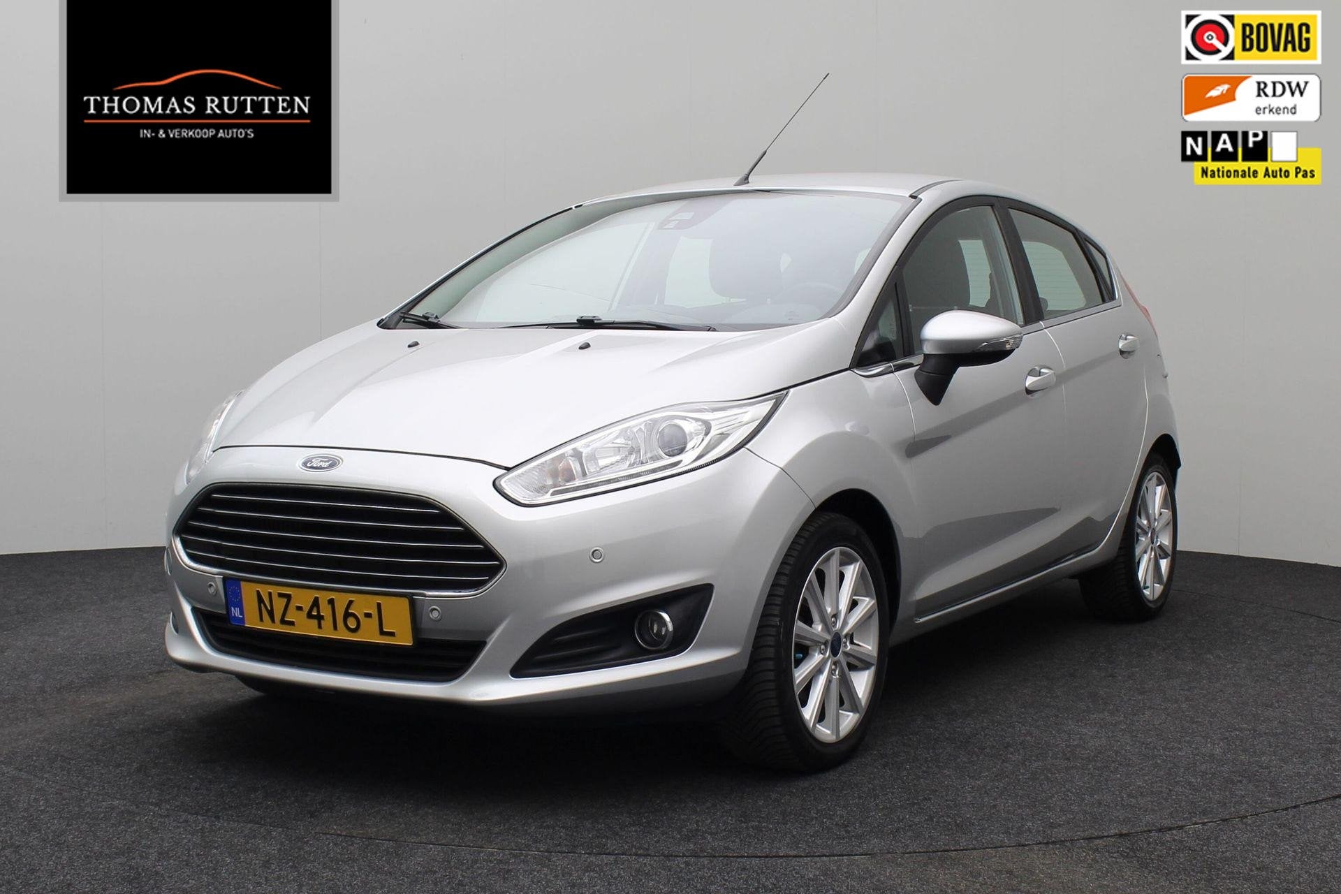 Ford Fiesta 1.0 EcoBoost Titanium 2017 | Airco | Navigatie |, Auto's, Voorwielaandrijving, Euro 6, 23 km/l, Bedrijf