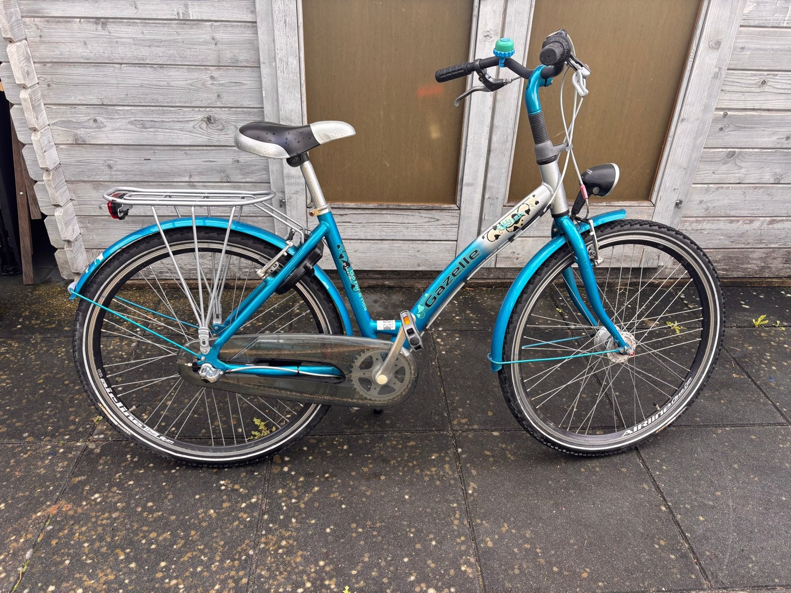 Gazelle kinderfiets 24 inch - Zadelhoogte 68cm, Ophalen, Velgrem, Handrem, Gebruikt