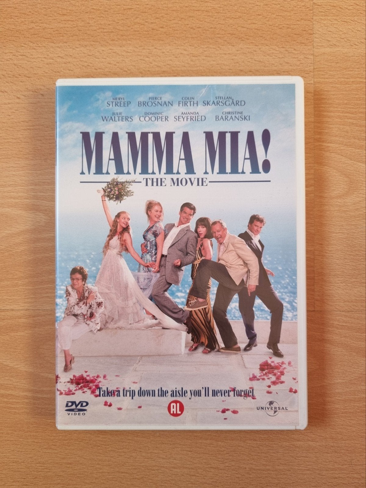Mamma Mia! The Movie - DVD (Musical, Romantische Komedie), Alle leeftijden, Ophalen of Verzenden, Zo goed als nieuw, Romantische komedie