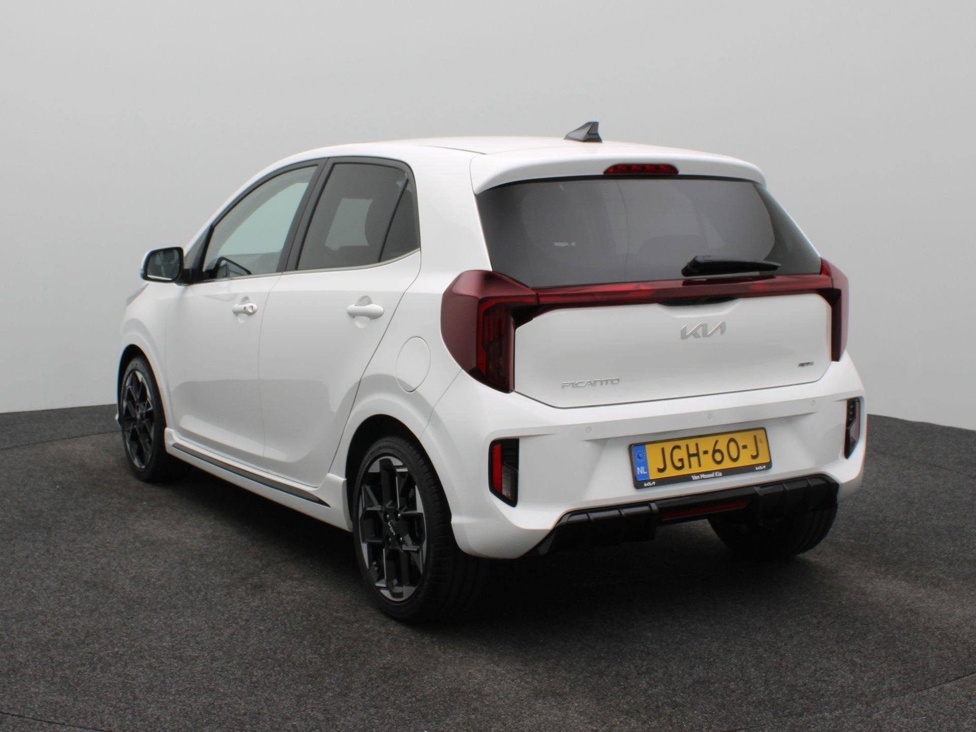 Kia Picanto 1.0 DPI GT-Line | Stoel en Stuur Verwarming | Fu, Auto's, 12 maanden, Euro 6, 4 stoelen, Wit