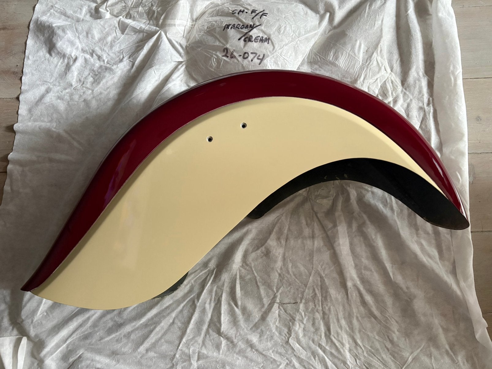 Origineel Voorspatbord Indian Chief 2000 Gilroy Maroon/Cream, Ophalen, Nieuw