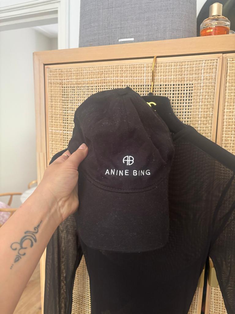 Anine Bing pet, zwart, zo goed als nieuw, Ophalen, Zo goed als nieuw, One size fits all, Pet