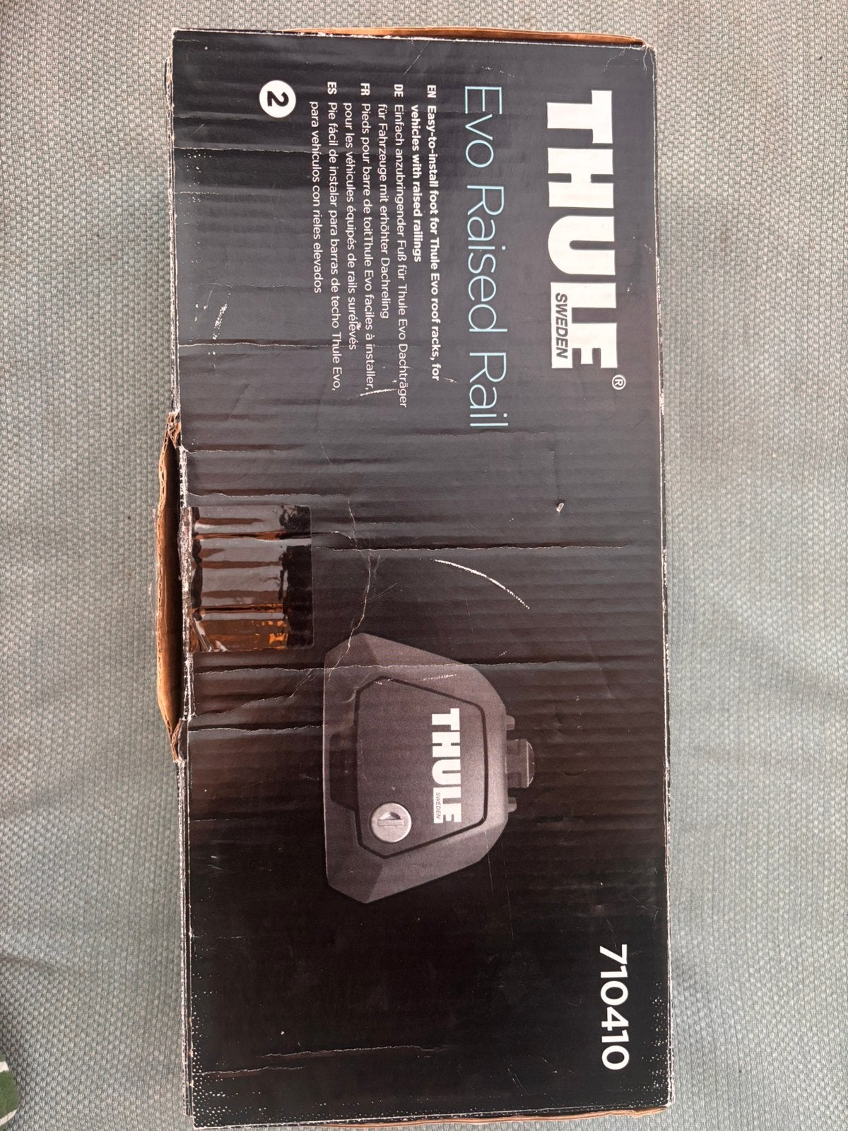 thule evo raised rail 710410, Auto diversen, Dakdragers, Ophalen of Verzenden, Zo goed als nieuw