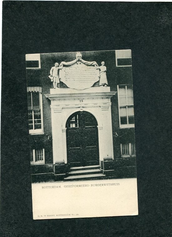 Ansicht Rotterdam - Gereformeerd Burgerweeshuis, Verzamelen, Verzenden, Voor 1920, Ongelopen, Zuid-Holland