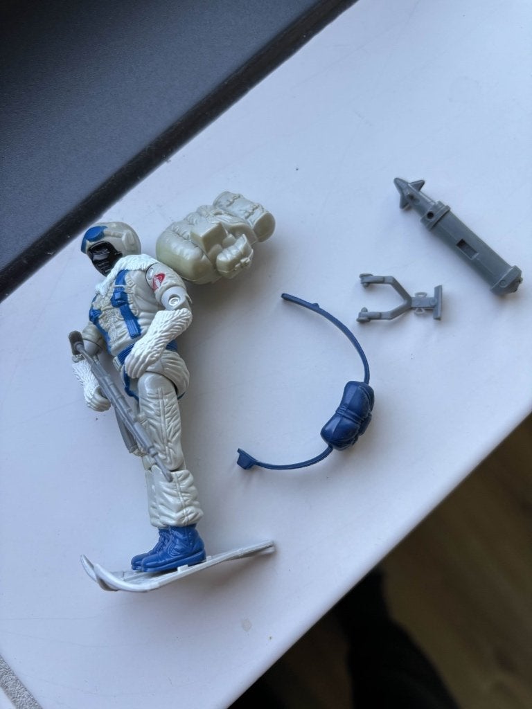 1985 Hasbro Gijoe ARAH Snow Serpent & Weapons, Ophalen of Verzenden, Gebruikt